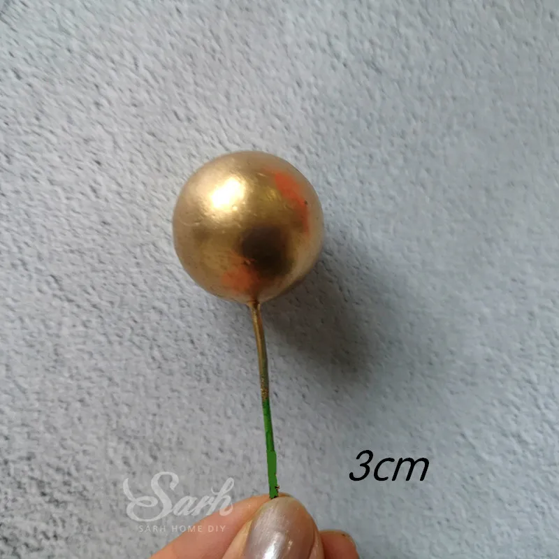 5pc 3cm short ball Love you, три тысячи бантов, помпоны для торта, для свадебной вечеринки, для невесты, лебедя, с днем рождения, Декор, принадлежности для выпечки, милые подарки - Цвет: 5pc 3cm short ball