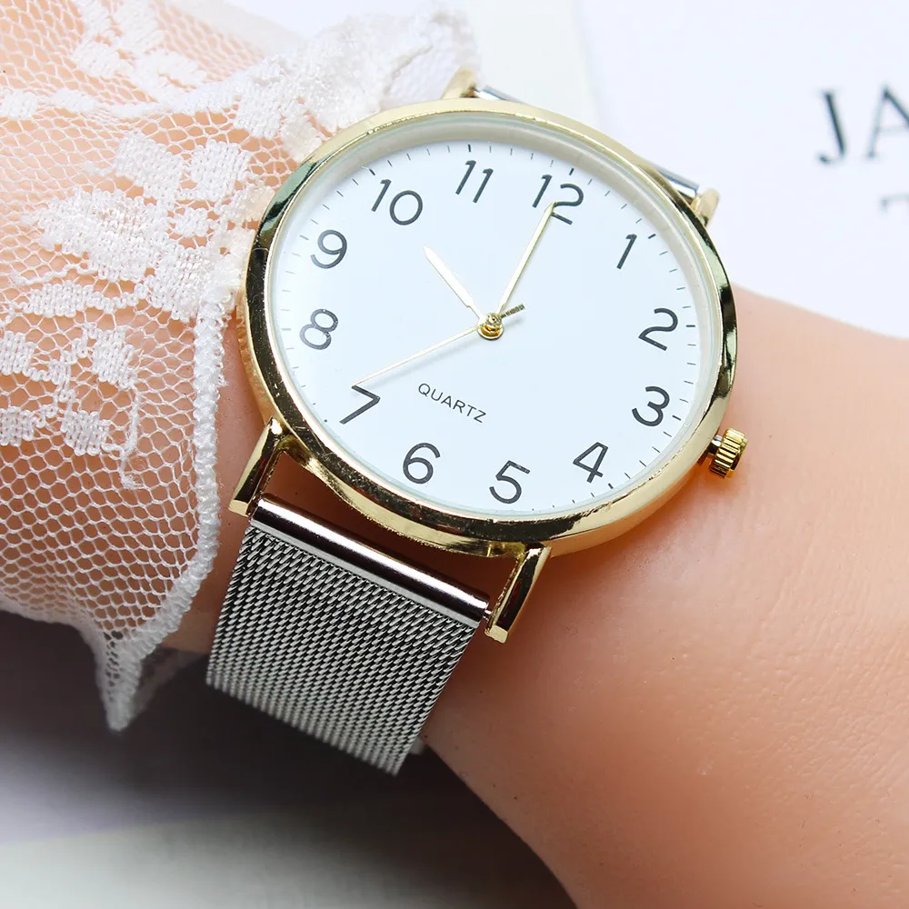 

Women Watches New Brand Luxury Fashion Quartz Ladies Watch Stainless Steel Band Round Dial Casual Wristwatch Relogio Feminino