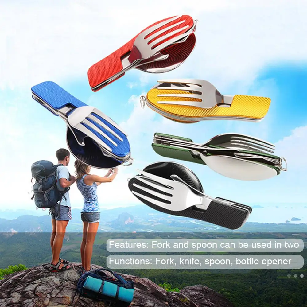 Походный набор посуды на открытом воздухе Пособия по кулинарии домашних