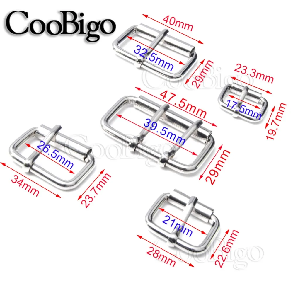 2 шт. Размер 5/" 3/4" " 1" 1-1/" 1-1/2" с булавками пряжка для ремня серебристый металл для сумки ремень для кожевенного ремесла DIY Швейные детали