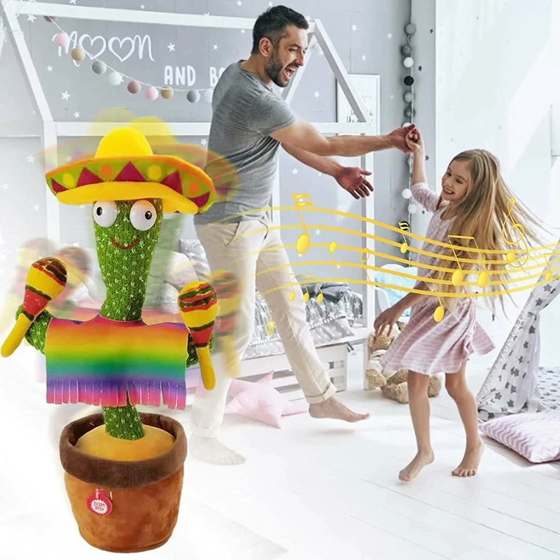 

Lovely Toy Dancing Singing Cactus Doll Toy Kawaii Cactus Toys Children Home Decor Accessories