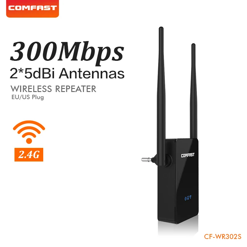 Беспроводной маршрутизатор Comfast 300 Мбит/с 2 4 ГГц|repeater 300mbps|wi-fi repeaterwireless range extender |
