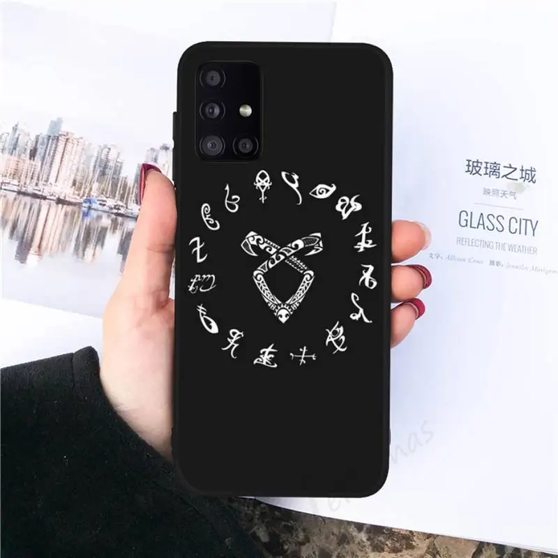 

Series Shadowhunters TV Phone Case black For Samsung galaxy S 21 20 10 8 A 51 71 50 21s 70 40 20 20e note 10 plus Ultra 5g fe