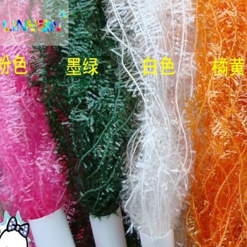 Популярные Блестки 200 м/лот модная женская пряжа для вязания оптом