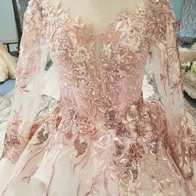 LS9444 цвет цветы красивое платье быстрой доставки из фарфора длинный рукав