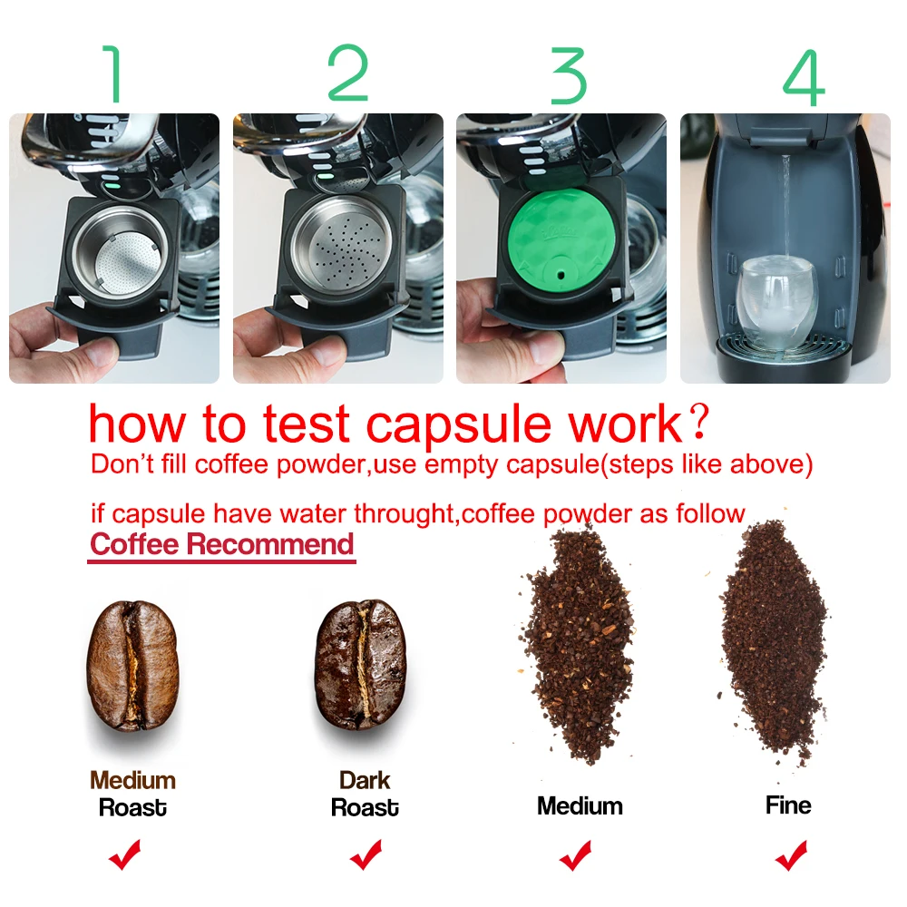 ICafilas Нержавеющая сталь Crema Кофе фильтры для Nescafe Dolce Gusto многоразового пользования многоразового Dolci густо Кофе капсула Pod корзины