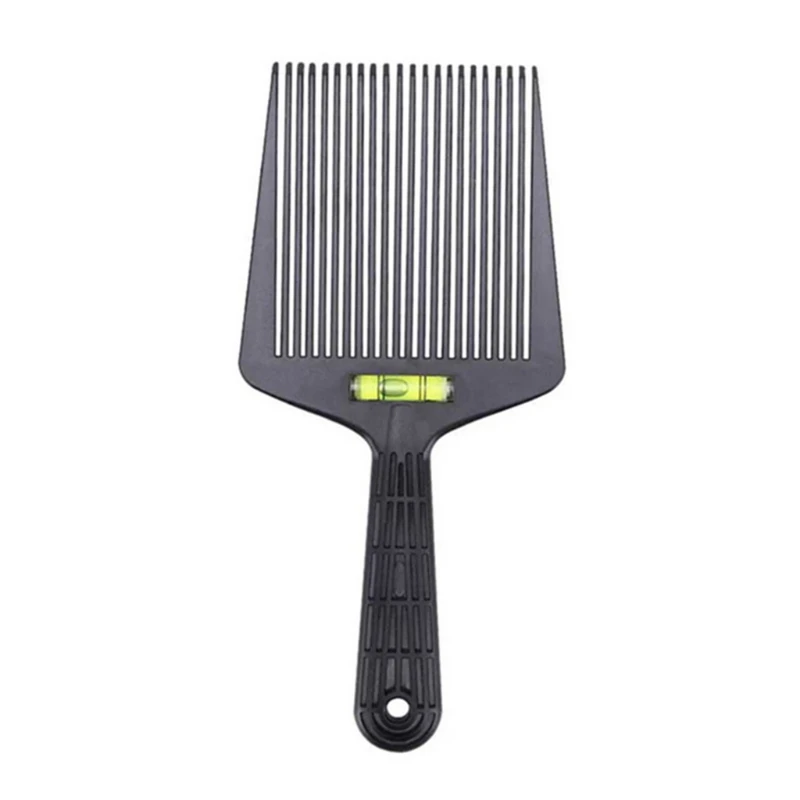 

X7JA Flat Top Guide Comb Haircut Level Combs Wide Tooth Hair Comb with Accurate Water Leveling System Hairdressing Styling Tool