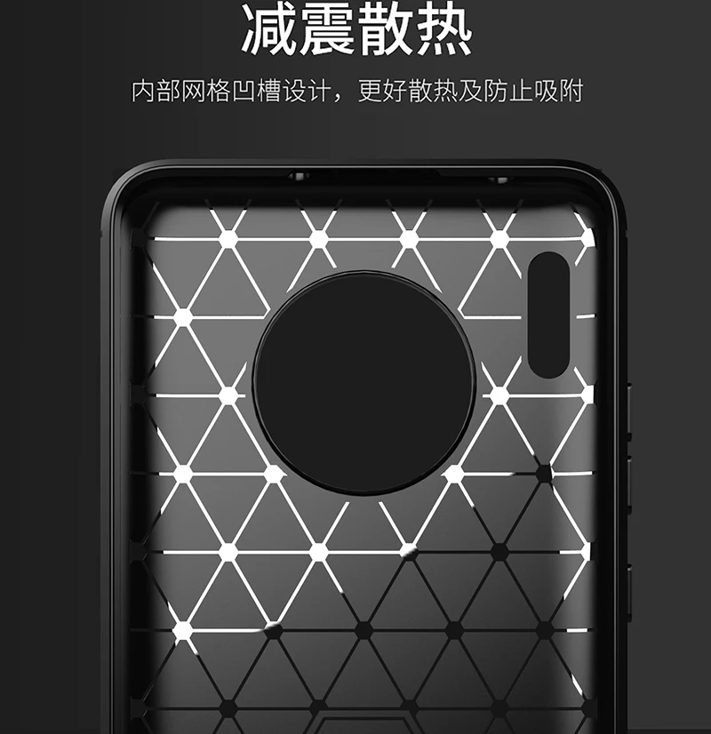 Чехол из углеродного волокна для Huawei Honor Mate 30 View 20 10 V9 Play чехол 20i 10i P Smart Z