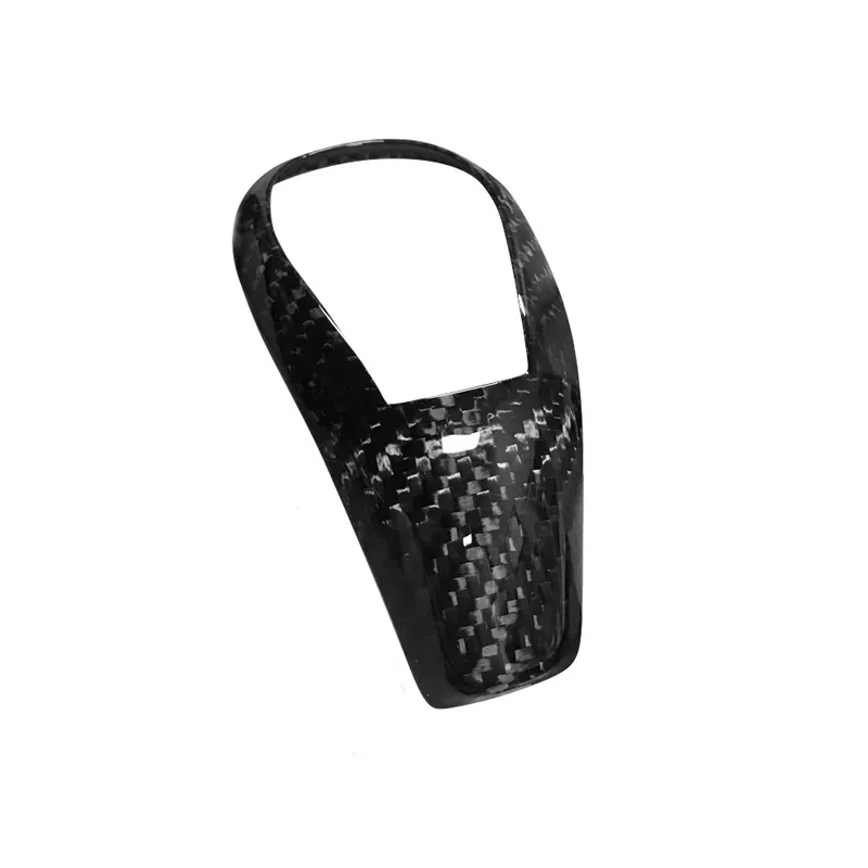 Автомобильный Стайлинг рукоятка переключения передач из углеродного волокна