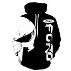 Новый Ford худи с логотипом 3D цифровая печать пуловер высокого качества мужские модные толстовки с капюшоном куртка негабаритных Harajuku пальто