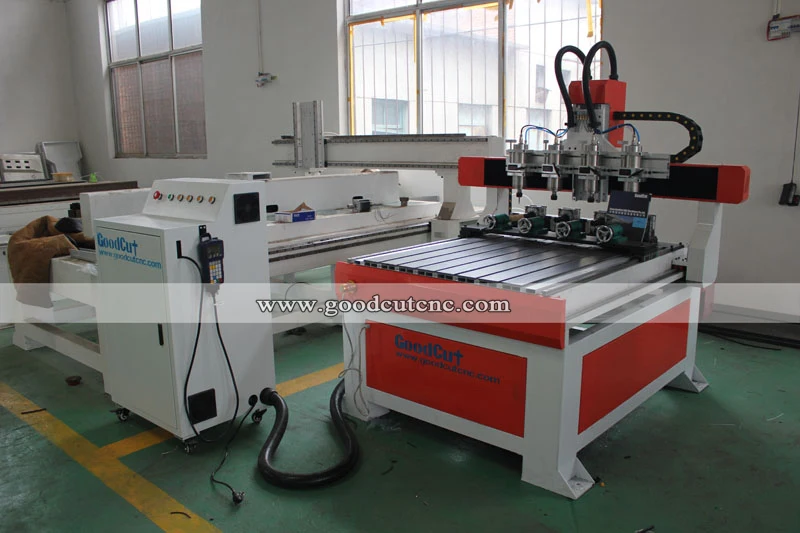 

Multi head 4 axes wood cnc cnc router 4 head machine for wood working