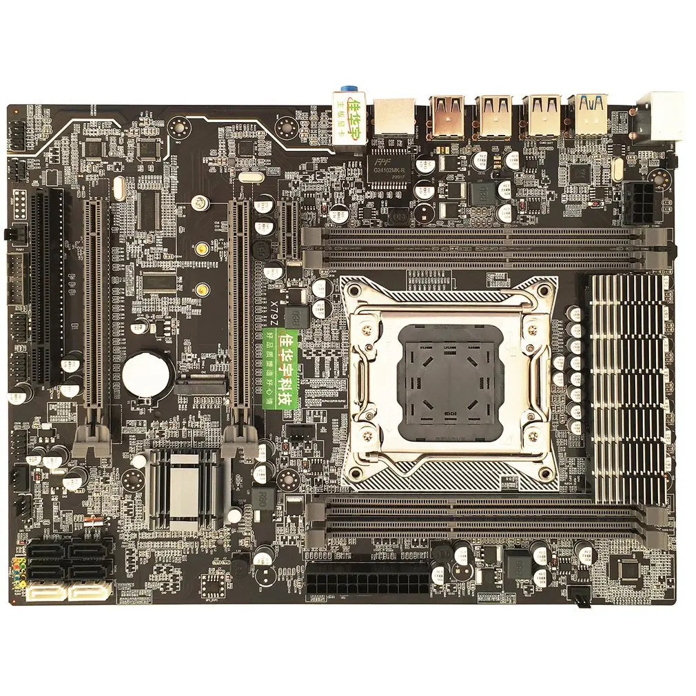 Real X79 Desktop Computer For Motherboard 2011 Pin Four Channel DDR3 Memory Slot M.2 USB3.0SATA3.0 Deluxe Edition