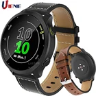 Ремешок кожаный для наручных часов Garmin Forerunner 158 55 245 245M 645, 20 мм