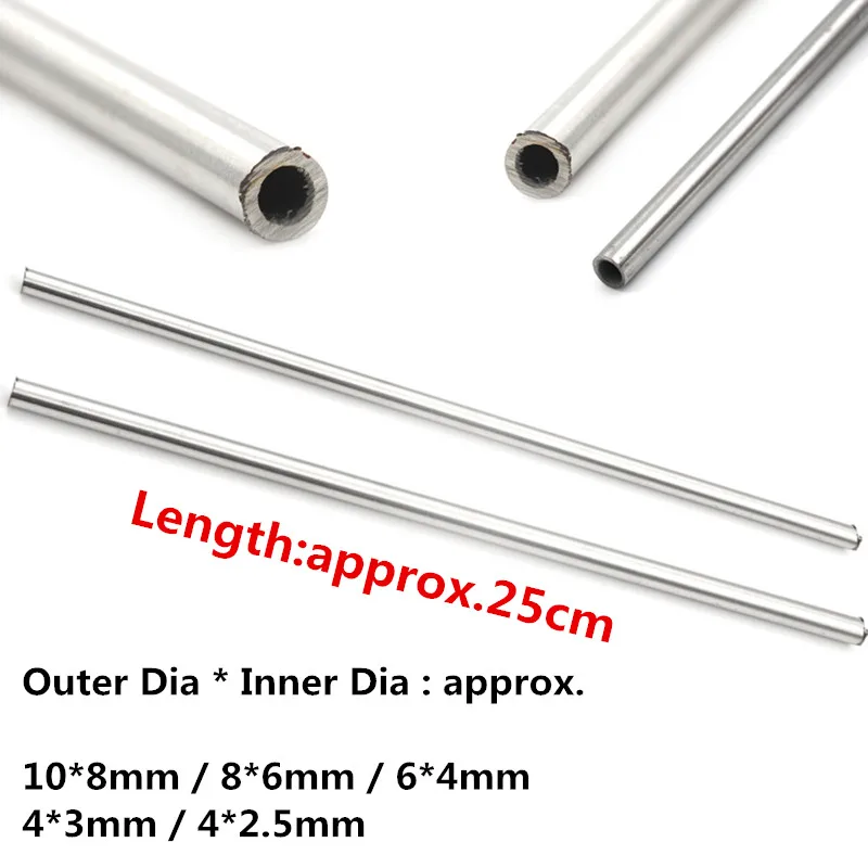 

Hot sale 250mm 304 Seamless Stainless Steel Capillary Tube 8mm 6mm / 4mm 3mm / 6mm 4mm / 4mm 2.5mm
