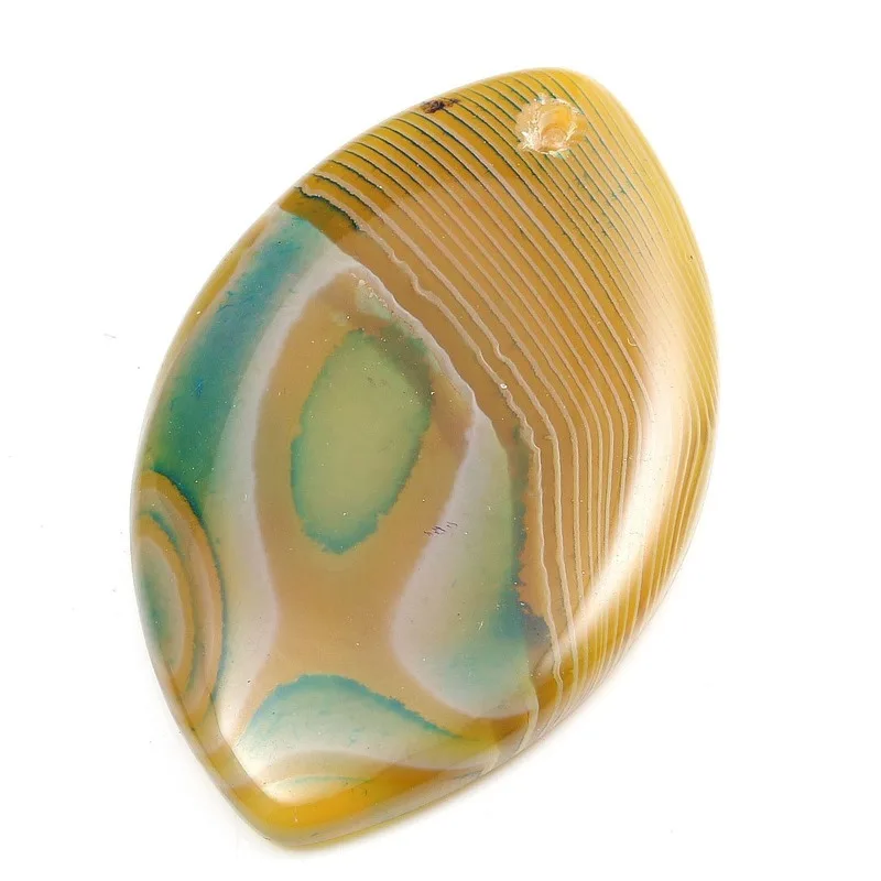 

5pc/bag Natural Stone Agate Pendant Striped Agate Pendant Mixed Color Natural Agate Irregular DIY Necklace Jewelry Accessories
