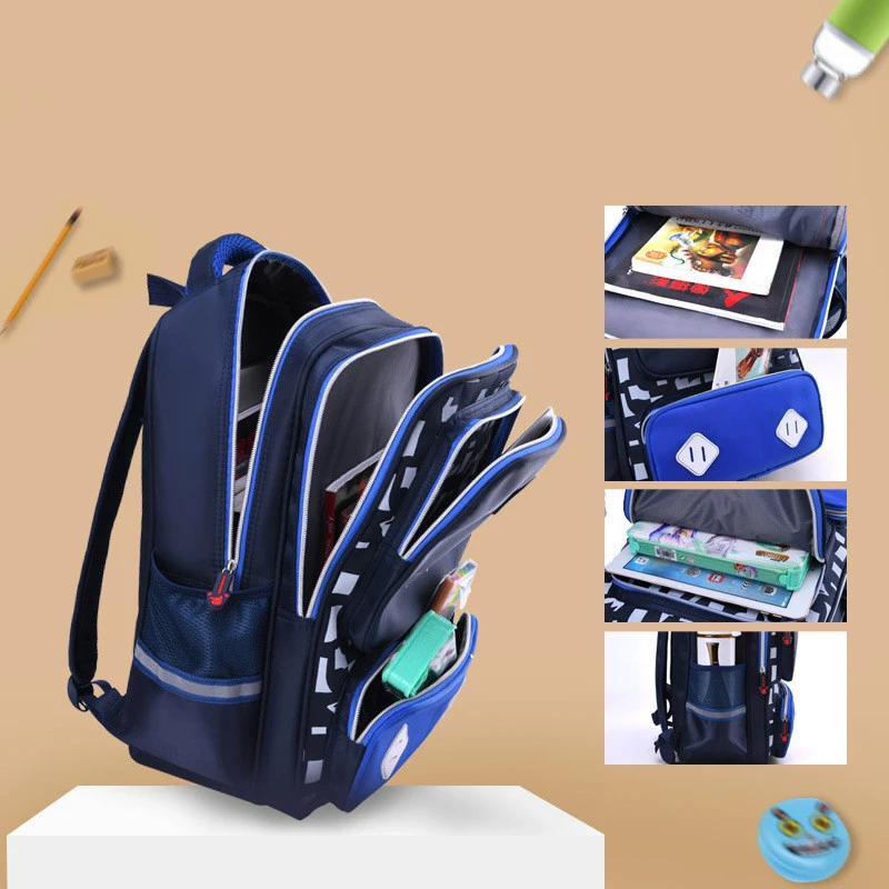 Водонепроницаемые школьные ранцы для мальчиков и девочек, рюкзак для начальной школы, 3 размера от AliExpress WW