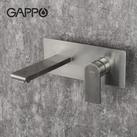 gappo basin faucet mixer bathroom faucets sink tap wall mount brass white color single handle hot cold water bathroom taps