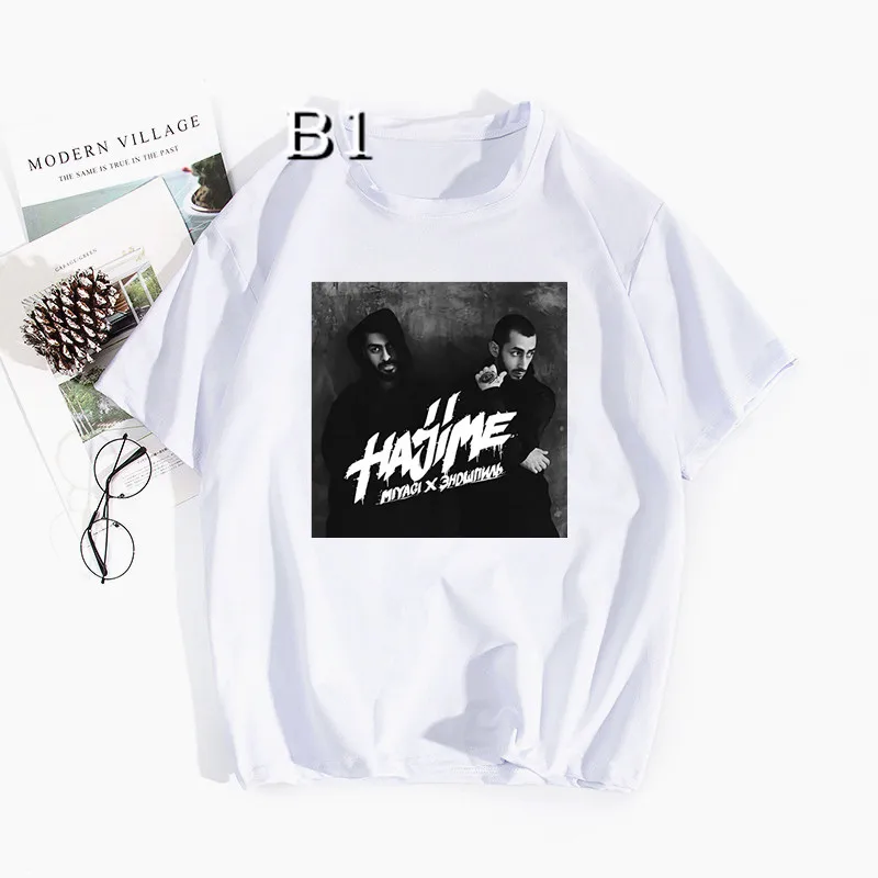 Футболка с коротким рукавом для мужчин и женщин стиль хаджим Мияги Энди панда