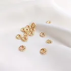 Позолоченная нить 14 карат, поворотный делитель, горячее колесо, ручной разделитель, сделай сам, ручной браслет, веревка, головка, аксессуары