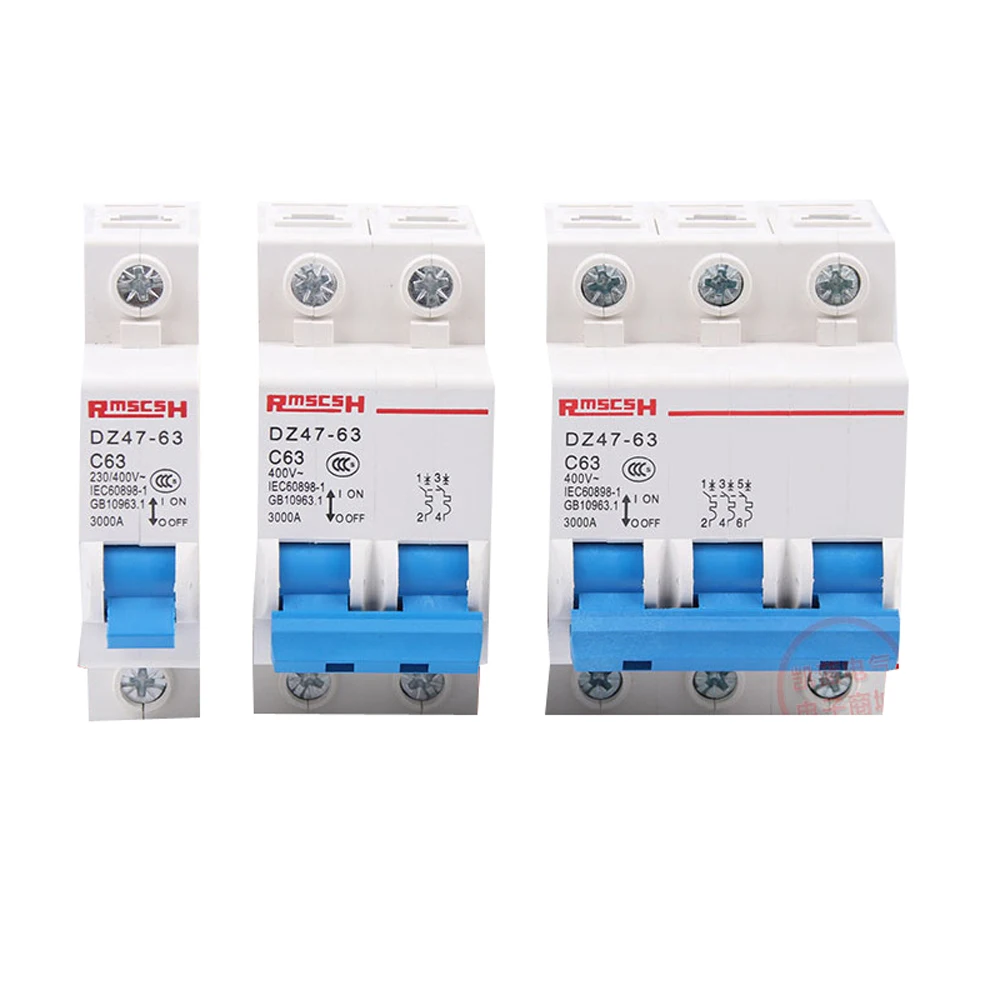 Мини выключатель измельчитель 230 В или 400 переменного тока 10 А 16 1P 20 25 32 40 50 63