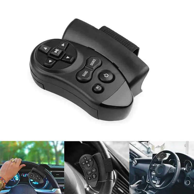 Универсальный кнопочный пульт дистанционного управления на рулевое колесо для