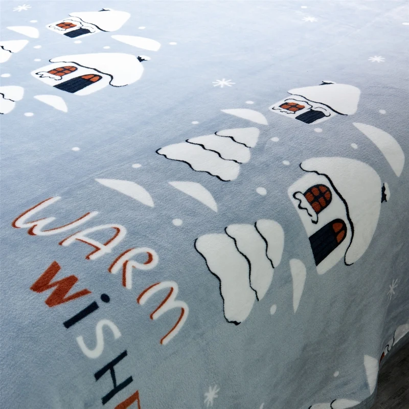 Фланелевые одеяла с рождественской елкой пледы для дивана постельное белье