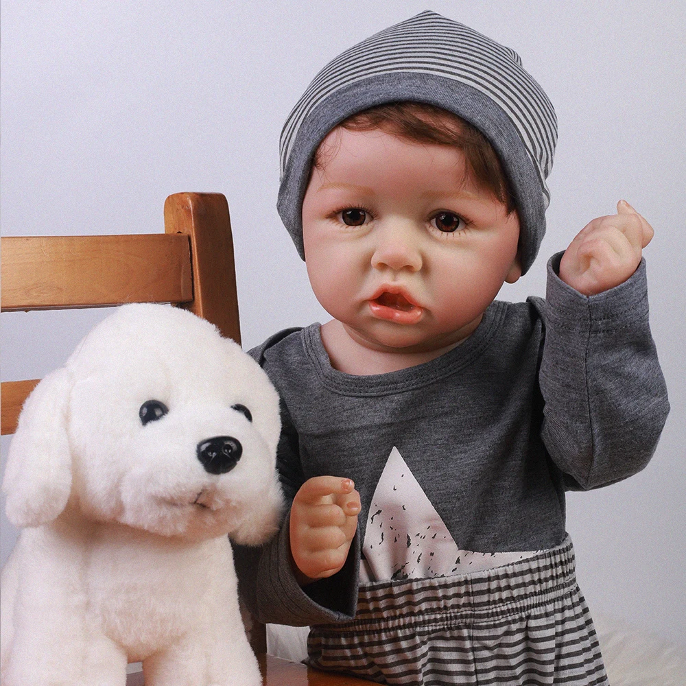 20 &quot50 см кукла для малышей мягкая виниловая силиконовая Bebe Reborn Baby Doll фигурка