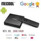 Mecool KT1 S2 Google Сертифицированный ТВ Box Android 10 DVB-TT2 Amlogic S905X4-B V1 4K 2T2R двойной WI-FI BT Media Player Декодер каналов кабельного телевидения компьютерной приставки к телевизору