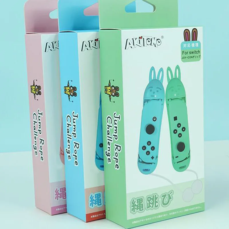 

Cordless Skip Jump Rope Challenge Game Skipping Jumping Handle Hand Grip Strap For Nintend Switch NS Joy-Con Controller Holder