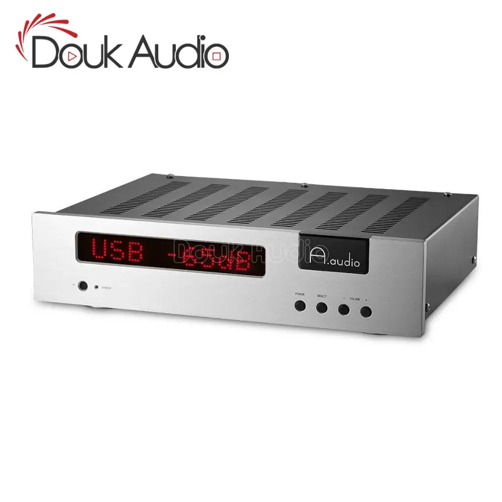 Douk аудио HIFI мощность интегрированный GE5670 ламповый усилитель/ламповый предусилитель с PCM2706+ PGA232 USB декодирование