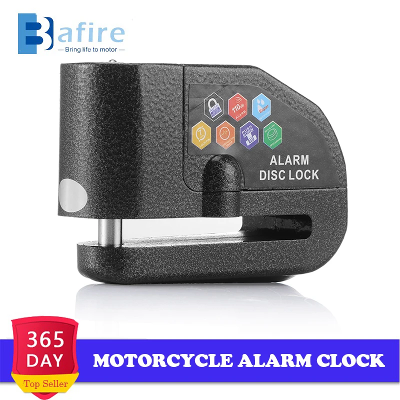 Универсальный Противоугонный замок 110 дБ для защиты мотоцикла скутера дискового