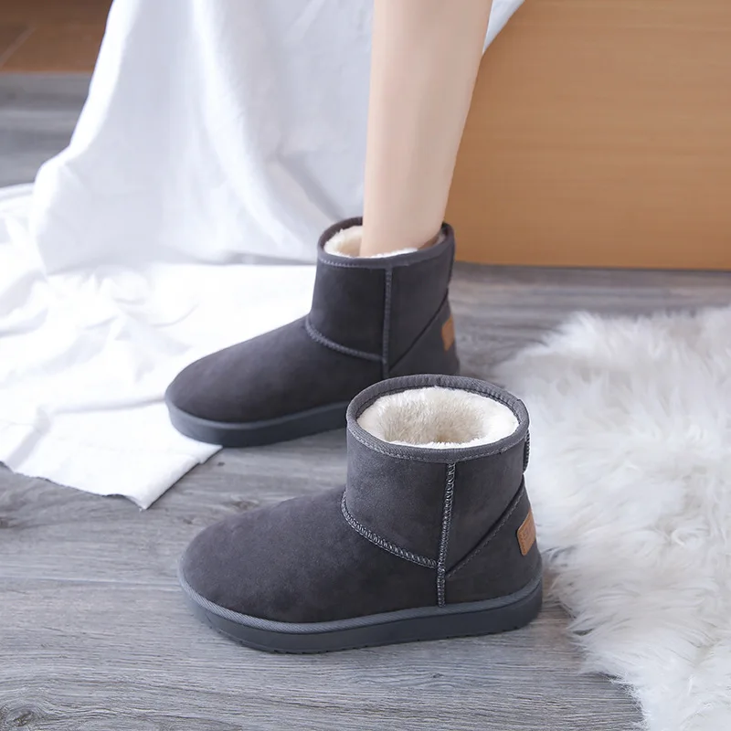 Snow Boots 2021 Women Winter Platform Ankle Shoes Plush Warmth Bottes Female Sports Casual Ladies High Quality Botas De Mujer | Обувь