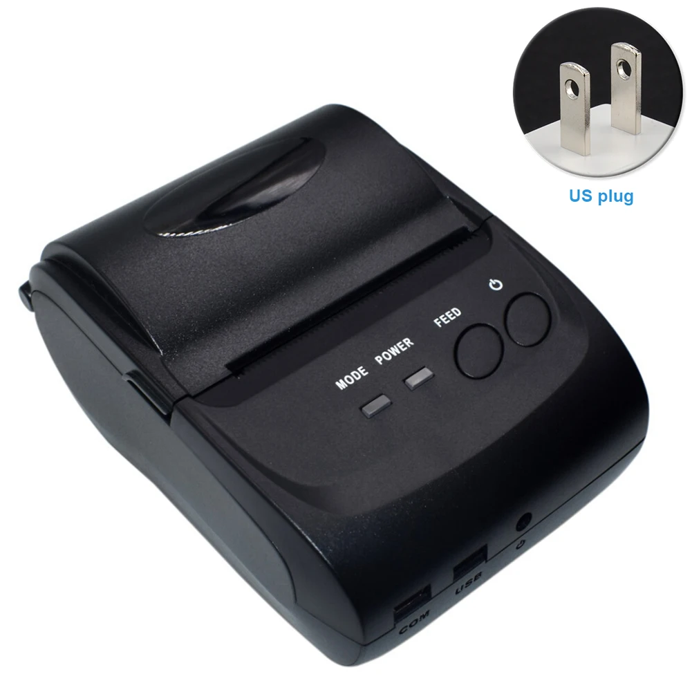 58 мм USB Resaurant чековый принтер мобильный супермаркет этикетка Bluetooth 4 0 беспроводной