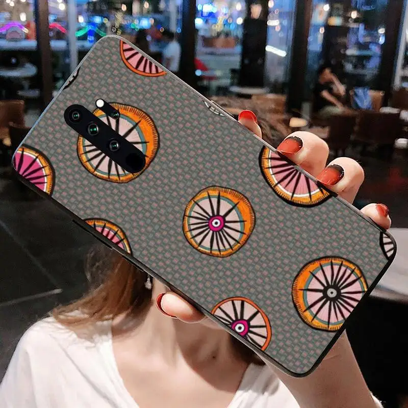 

NBDRUICAI African fabric print Painted Phone Case for Redmi Note 9 8 8T 8A 7 6 6A Go Pro Max Redmi 9 K20 K30