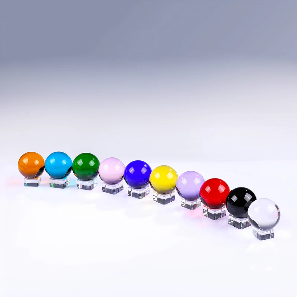 Extramly прозрачная фотография цветной кристалл шар фэн-шуй Глобус кварцевый