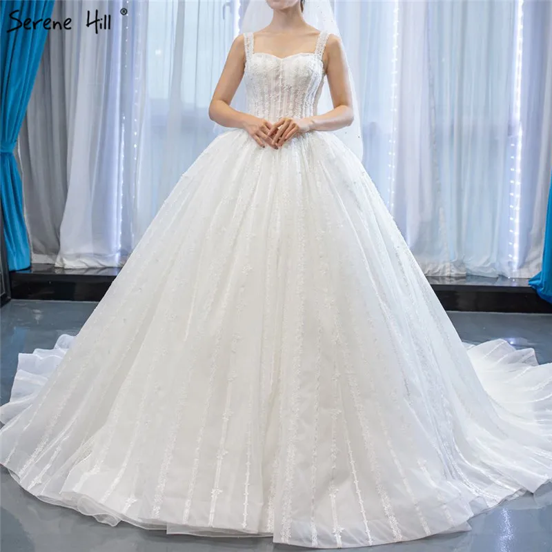 Белые свадебные платья высокого качества без рукавов 2021 ручной работы Цветы на