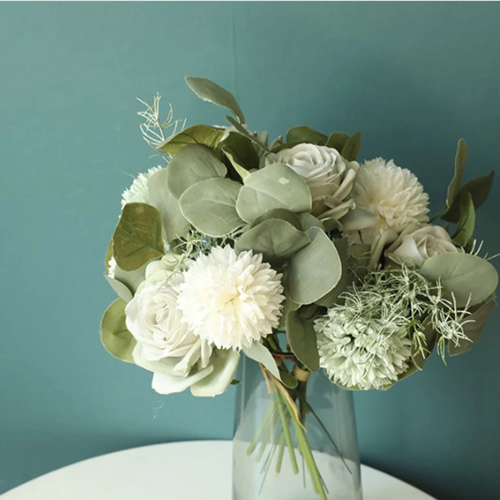 

Office Artificial Bouquet Decoration High quality 35*20cm Cloth Real Touch