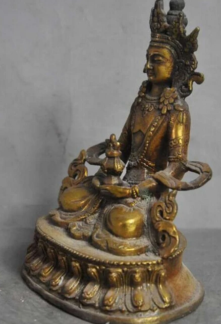 923+++old tibet buddhism bronze gilt Vajrapani Vajrasattva tara Kwan-Yin buddha statue | Дом и сад