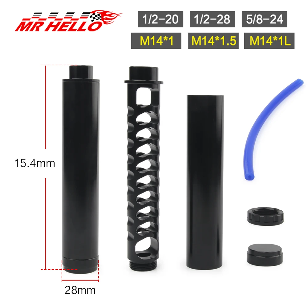 Новый маленький спиральный топливный фильтр 1/2 28 5/8 24 M14 * 1 одноядерный