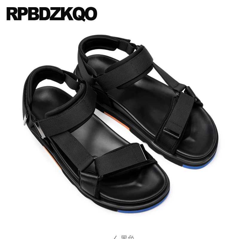 Сандалии-гладиаторы мужские из натуральной кожи роскошные кроссовки в