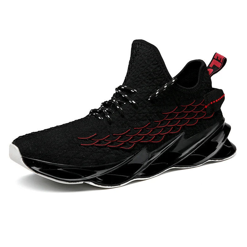 Men Shoes Sneakers Wild Sports Male Tides Running Shoe for Man White Outdoor Breathable Training Lightweight Trainers Size 46 | Спорт и
