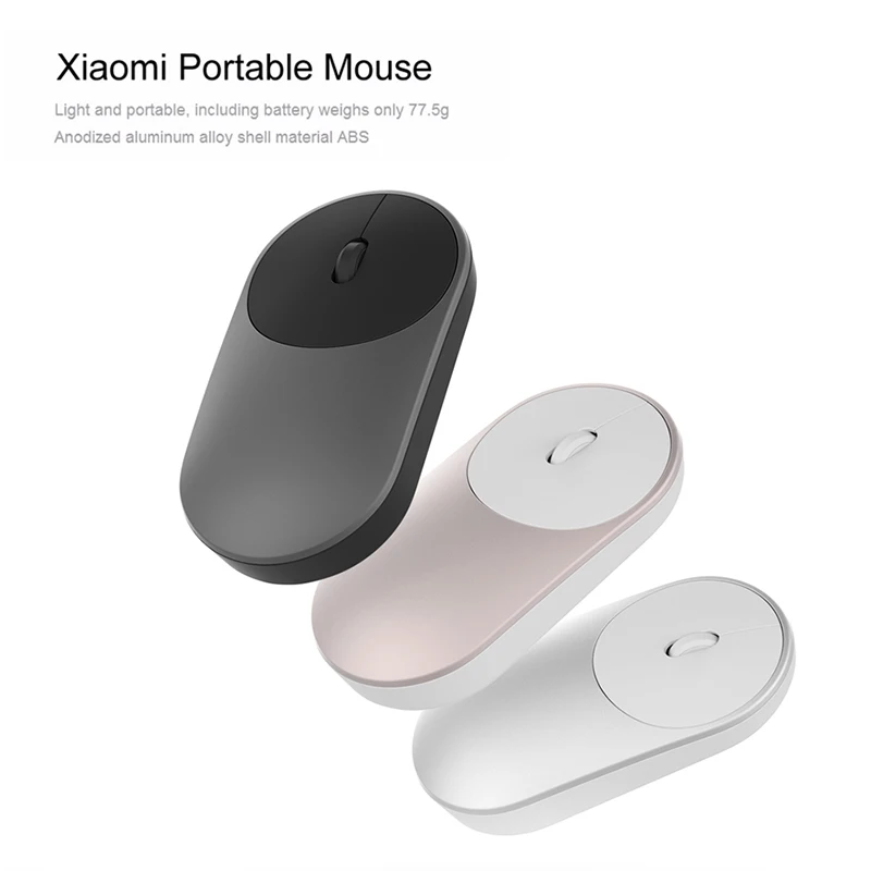 Оригинальная беспроводная мышь Xiaomi Mi портативные игровые мыши 2 4 ГГц Wi Fi Bluetooth 0