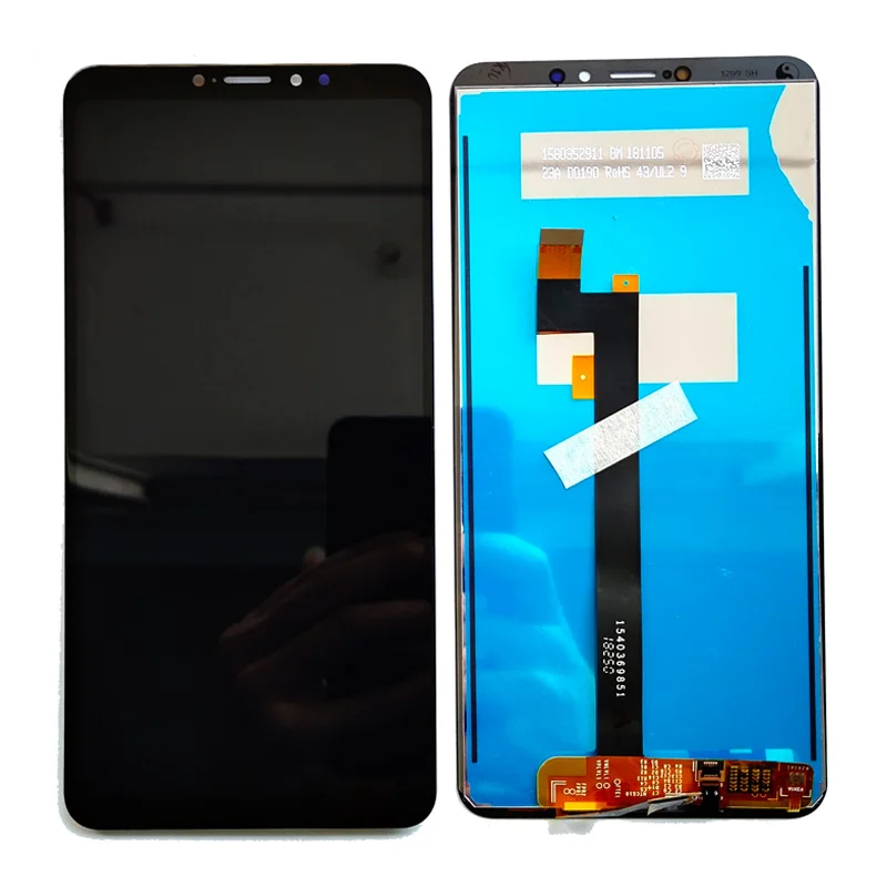 Протестированный высококачественный белый/черный 6,9 дюйма для Xiaomi Mi Max 3 ЖК-дисплей кодирующий преобразователь сенсорного экрана в сборе Замена