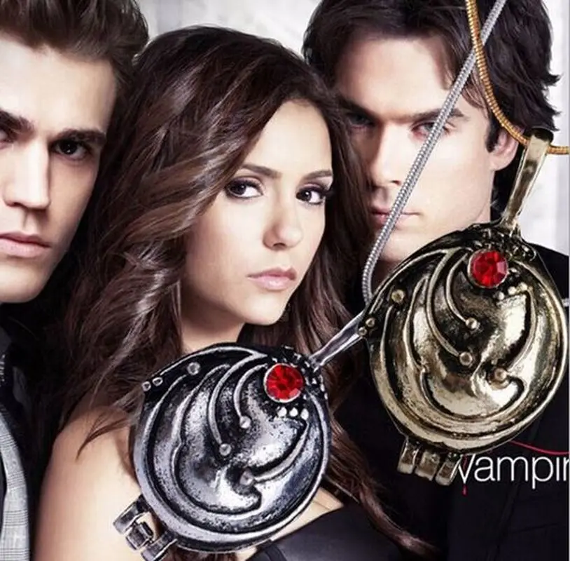 Ретро ювелирные изделия оптом ожерелье с вербеной Дневники вампира героиня