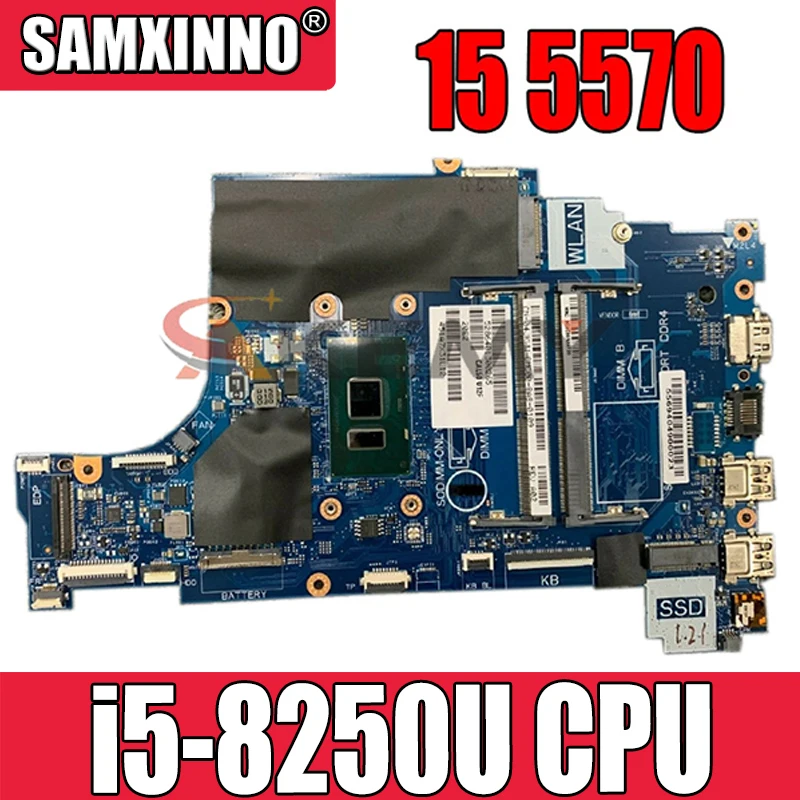 

FOR Dell Inspiron 15 (5570) 5570 Laptop Motherboard W/ i5-8250U CPU LA-F114P F7MGJ 0F7MGJ CN-0F7MGJ DDR4 100% fully tested