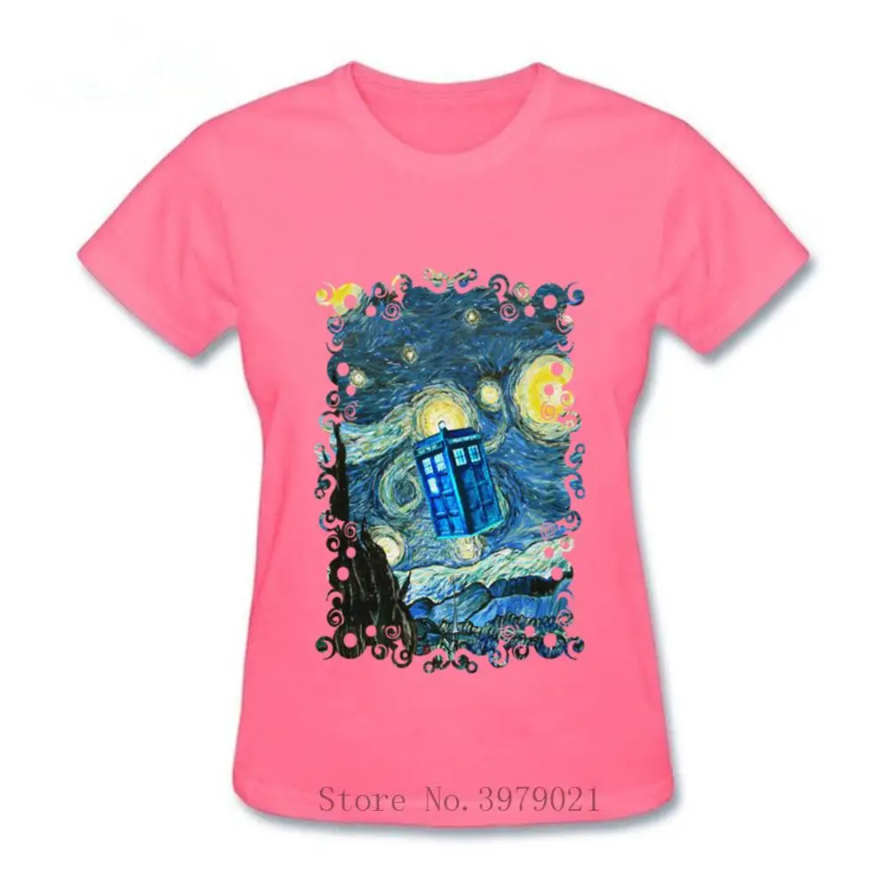 Крутая женская футболка с надписью &quotДоктор Кто&quot странная Летающая телефонная