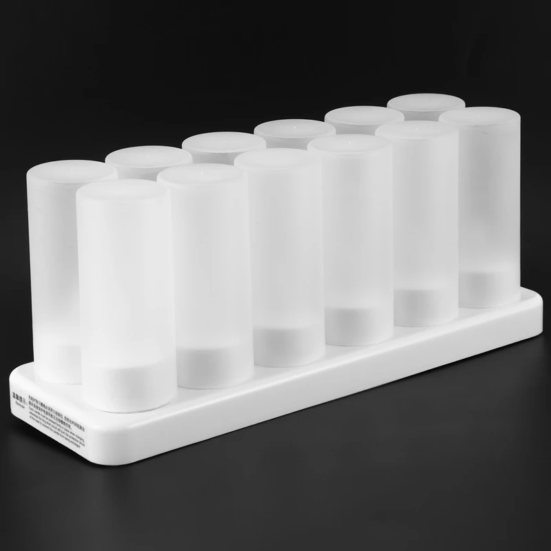 Горячая XD-12X беспламенный перезаряжаемый светодиодный светильник мерцающий