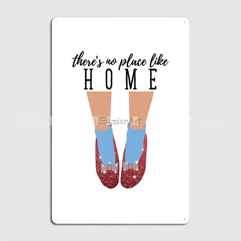 

There's No Place Like Home Metal Sign Pub Pub Garage Create Plaques Tin Sign Posters