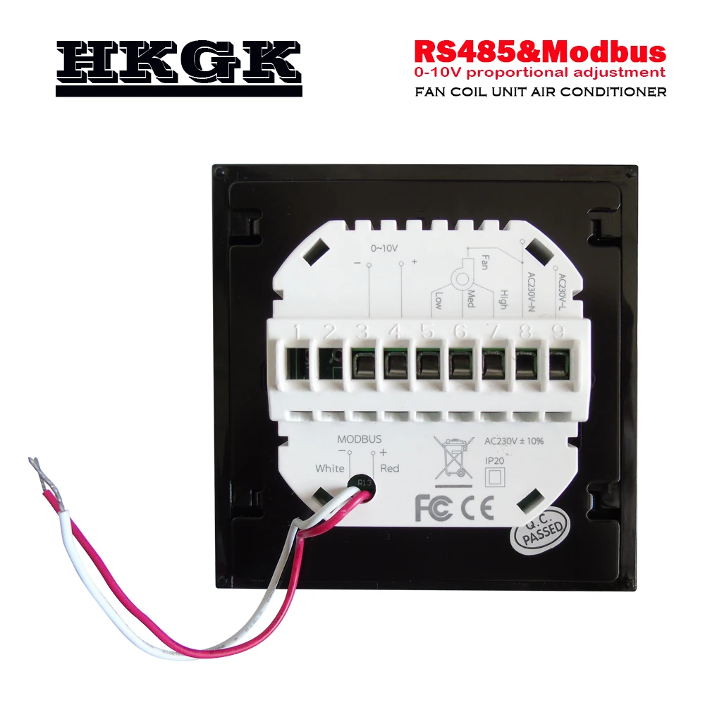 Соразмерный клапан RS485 0 10 В signaal control 2 трубы охлаждение нагрев кондиционирование