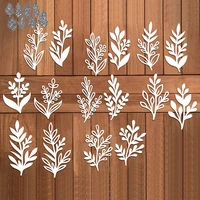 different spring leaves metal cutting dies scrapbooking photo card making crafts stencil diy embossing new 2021